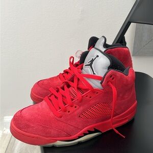 Red Air Jordan Sneakers